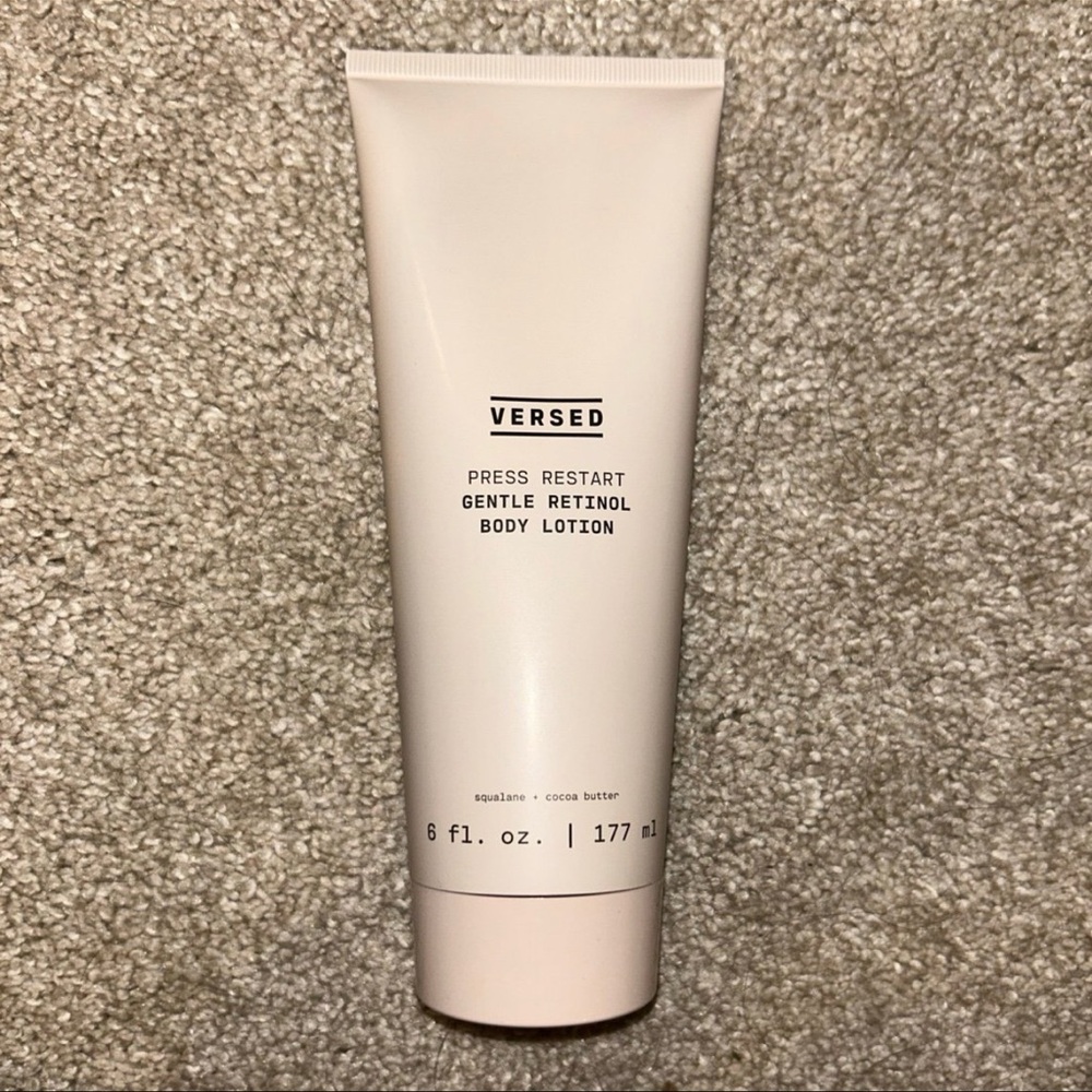 Versed‎ Press Restart Gentle Retinol Body Lotion Squalane Cocoa Butter 6 oz, NWT